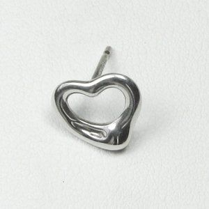 Tiffany & Co. Open Heart Single Earring, Sterling Silver
